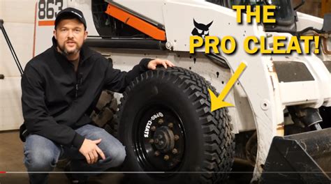 sno pro skid steer tires|[NEW PRODUCT] Pro Cleat Skid Steer Snow Tires .